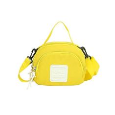 Elonglin – Bolsa feminina casual de lona, pequena bolsa de ombro, Macio, Amarelo, 16*7*15CM