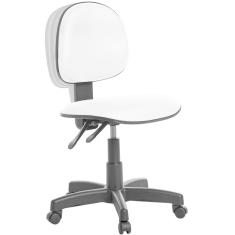 Cadeira Escritorio Executiva Com Back Em Viena Branco