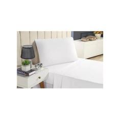 Jogo De Lençol Solteiro De Cima 3 Peças Micro Percal 400 Fios 100% Alg