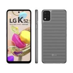 Smartphone LG K52 64GB 4G Octa-Core 3GB RAM Tela 6,6” Câm. Quádrupla + Selfie 8MP-Unissex