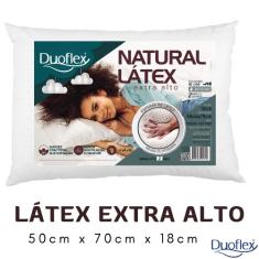 Travesseiro Látex Natural Extra Alto 50x70x18cm - Duoflex