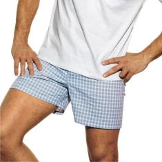 Cueca Samba Canção Presidente B173 Algodão - Lenços Presidente, Azul c