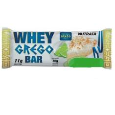 Barra Proteína Whey Grego 40g - Aminoácidos, Saciedade - Nutrata