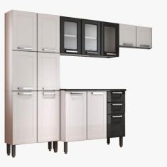 Cozinha Bertolini Múltipla 04 peças 14 portas 02 gavetas em aço - Bran
