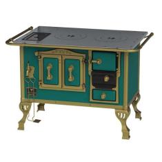 Fogao a Lenha N 2 Duque azul Turquesa Sem Tampa - Venax, SAIDA ESQUERD