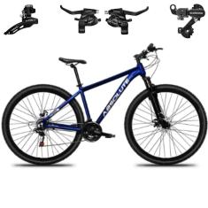 Bicicleta Aro 29 Absolute Nero 5 21v Mtb Indexada Alumínio Suspensão 80mm Câmbios Trocador Shimano-Unissex