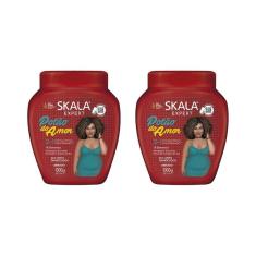 Creme Skala 1Kg Potão Do Amor 18 Elementos-Kit C/2Un