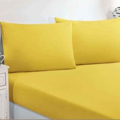 Jogo De Cama Malha Lençol 100% Algodão Gran Moratta 2 Peças Solteiro -