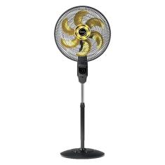 Ventilador Coluna Mallory TS+ 40cm com 3 Velocidades Preto/Dourado