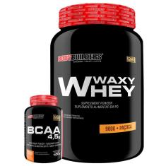 Kit Whey Protein Waxy Whey 900g + BCAA 100g - Bodybuilders-Unissex