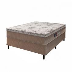 Cama Box Casal ( Box + Colchão ) Orthopedic de Espuma D33 Portobel 138x188x53cm