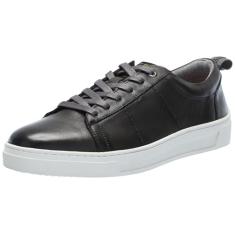 Steve Madden Tênis masculino Nickai, Couro cinza, 41