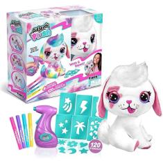 F0110-4 fun pelucia cachorrinho puppy para pintar airbrush