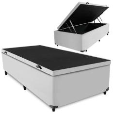 Cama Box Baú Solteiro, Casal, Queen ou King - Diversas Cores - Colchom