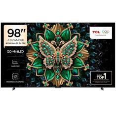 Smart TV 98 Polegadas Google TV Mini LED 4K 98C6K TCL - Preto