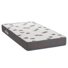Colchão Solteiro Espuma D33 Light Ortobom 14cmx88cmx188cm Branco/Cinza