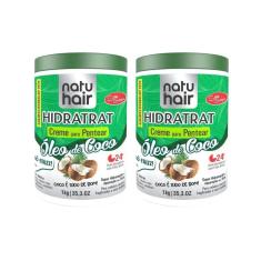 Creme Para Pentear Natuhair 1K Oleo De Coco - Kit Com 2Un