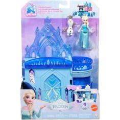 Boneca Disney Frozen Mini Palácio de Gelo Elsa JDP63 Mattel