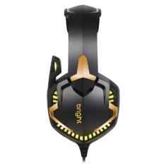 Headset Gamer Level Up Bright Cod.GHP012 Preto Dourado