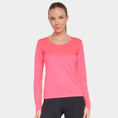 Camiseta Olympikus Essential Manga Longa Feminina-Feminino