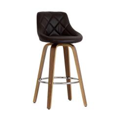 banqueta giratória milano helmond marrom