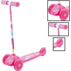 Patinete Infantil Rosa Personalizado Com 3 Rodas Lotus