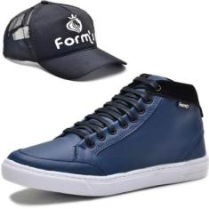 Tênis Cano Baixo Form's + Boné Masculino-Masculino