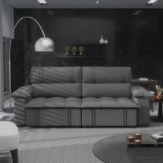 Sofá Retrátil e Reclinável 2 Lugares 250cm Zurique Montreal