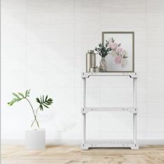 Estante Modular 3 Prateleiras Poly Eco Grifit Branca