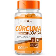 Extrato Cúrcuma Longa Pura 100 cápsulas