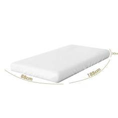 Protetor De Colchão Solteiro Box Capa De Colchão Branco Com Elástico D