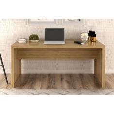 Mesa de Escritório ME4109 Amêndoa - Tecno Mobili