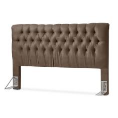 Cabeceira Cama Box Casal Iasmin 1,60 Sued Animale Marron Medio Grupo 1