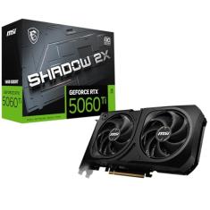 MSI Placa gráfica Gaming RTX 5060 Ti 16G Shadow 2X OC (16 GB GDDR7, 128 bits, desempenho extremo: TBA MHz, DisplayPort x 3 2.1a, HDMI 2.1b, NVIDIA Blackwell Architecture)