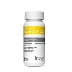 Vitamina D 1000  60 Cápsulas  Inove Nutrition-Unissex