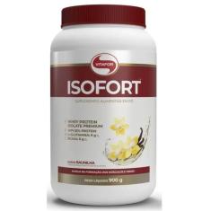 Isofort Whey Protein Isolado Concentrado Proteína 900G Vitafor