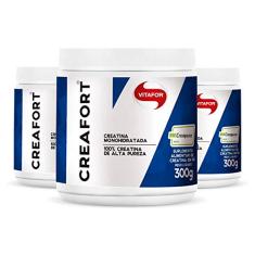 Kit 3 Creatina Creafort Vitafor pote 300g