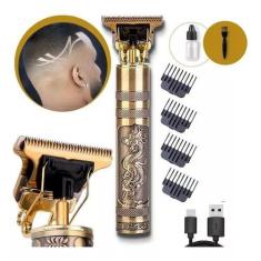 Máquina de cortar cabelo barbeiro dragão profissional elétrica bateria