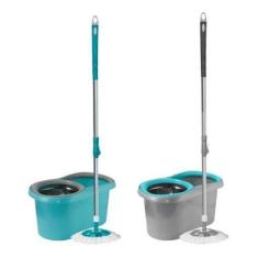 Mop Giratório Cesto Inox - Util