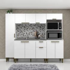 Cozinha Completa Iara 10 Portas 1 Gaveta Branco - Jcarvalho
