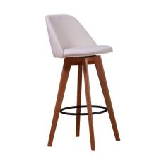 Banqueta Alta Giratória Para Cozinha Bar Multimóveis Cr20279 Off White Off White