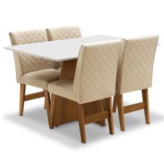 Mesa de Jantar Dublin com 4 Cadeiras Dobuê