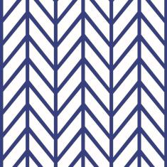 Papel De Parede Adesivo Lavável Linhas Azuis 12M