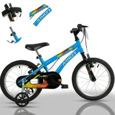 Bicicleta Infantil Masculina Baby Boy Aro 16 Athor Rodinhas-Masculino