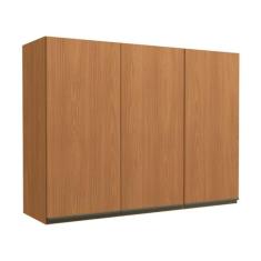 Armário Aéreo p/ Cozinha Maxxi G766 3 Portas 120cm Canela - Kappesberg