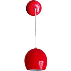 Pendente Jm Iluminação Bubbles Gu 220v Vermelho 12 X 10 Cm (ø Xa)