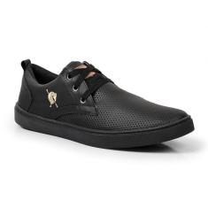 Tênis Sapatênis Masculino Cadarço Liso Casual Conforto-Masculino