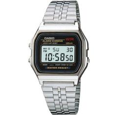 Relógio De Pulso Feminino Prata Casio Vintage Digital Fashion A159wa-N