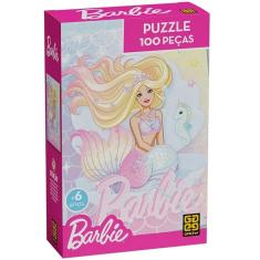 QUEBRA-CABEÇA 100 Peças Barbie Brilhante GROW