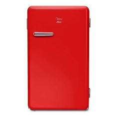 Frigobar Retrô Midea 95 Litros Vermelho Rubi 220V